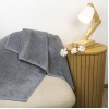 Большое банное полотенце махровое GM Textile 100х150см 400г/м2 (Серый)