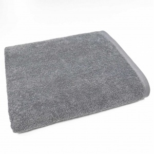 Великий банний рушник махровий GM Textile 100х150см 400г/м2 (Сірий)