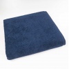 Великий банний рушник махровий GM Textile 100х150см 400г/м2 (Темно-Синій)