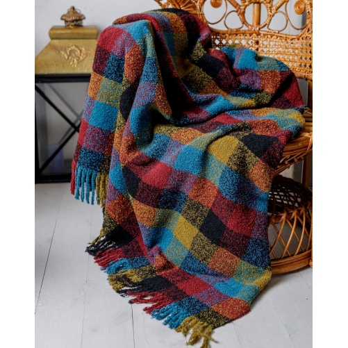 Плед-покривало букле 140х200см 380г/м2 18P-7-multicolored (Різнокольоровий)