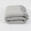 Вовняний плед-покривало 140х200см 380г/м2 19P-14-grey (Сірий)