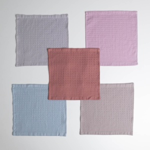 Набір вафельних серветок 30х30см 50 шт GM Textile 220г/м2 (5 кольорів) Набір вафельних серветок 30х30см 50 шт GM Textile 220г/м2 (5 кольорів)