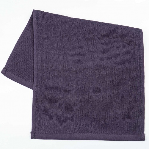Кухонная жаккардовая салфетка GM Textile 25х45 см 380 г/м2 (Фиолетовый)