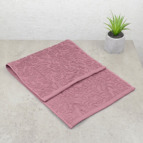 Полотенце жаккардовое GM Textile 30х60см 400г/м2 (Коричневый)