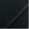 Вафельний великий банний рушник YouStar 70х140см 320г/м2 (Чорний)
