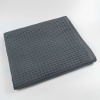 Вафельний великий банний рушник YouStar 70х140см 320г/м2 (Сірий)