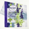 Кухонний рушник рогожка з петелькою та принтом lavender love 35х61см 180г/м2 (Лавандовий)