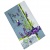 Кухонний рушник рогожка з петелькою та принтом lavender with perfume 35х61см 180г/м2 (Лавандовий)