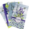 Кухонний рушник рогожка з петелькою та принтом magic provence 35х61см 180г/м2 (Лавандовий)