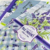 Кухонний рушник рогожка з петелькою та принтом magic provence 35х61см 180г/м2 (Лавандовий)