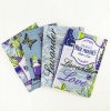 Кухонний рушник рогожка з петелькою та принтом lavender love 35х61см 180г/м2 (Лавандовий)