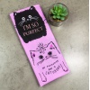 Кухонний рушник рогожка з принтом Cats GM Textile 35х61см 180г/м2 (Рожевий)