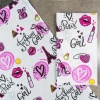 Кухонное полотенце рогожка с принтом Paris and Fashion Girl GM Textile 35х61см 180г/м2 (Бело-розовий)