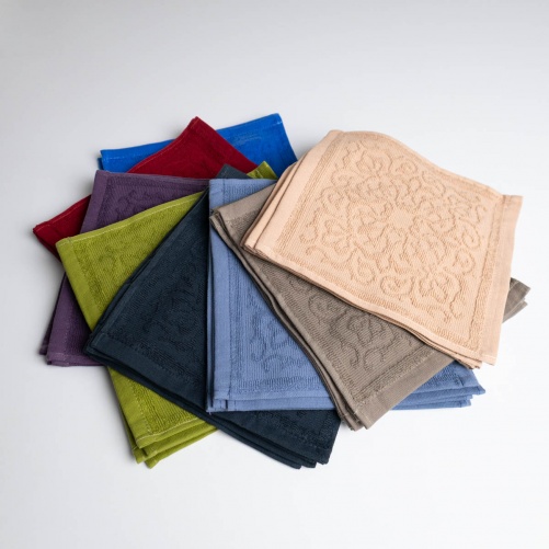 Набір кухонних жакардових серветок 40шт GM Textile 25х25см 380 г/м2 (8 кольорів)