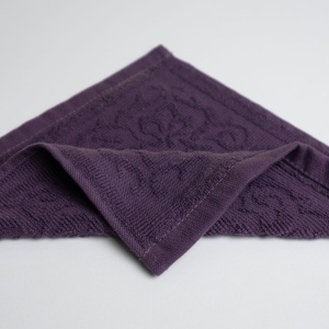 Кухонна жакардова серветка GM Textile 25х25см 380 г/м2 (Фіолетовий) Кухонна жакардова серветка GM Textile 25х25см 380 г/м2 (Фіолетовий)