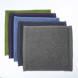 Кухонна жакардова серветка GM Textile 25х25см 380 г/м2 (Попелястий)
