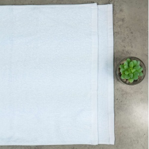Банний махровий рушник для тіла GM Textile 70х140см 400г/м2 (Білий)