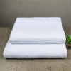 Набір махрових рушників 2шт GM Textile 50х90см, 70х140см 400г/м2 (Білий)
