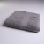 Банний махровий рушник з бордюром GM Textile 70х140см 400г/м2 (Сірий)
