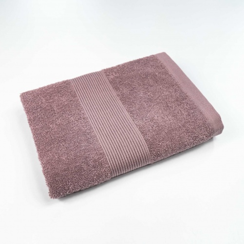 Полотенце для рук и лица махровое с Бордюром GM Textile 40х70см 400г/м2 (Шоколад)