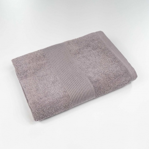 Полотенце для рук и лица махровое с Бордюром GM Textile 40х70см 400г/м2 (Кофейный)