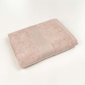 Рушник для рук та обличчя махровий з Бордюром GM Textile 40х70см 400г/м2 (Капучіно)