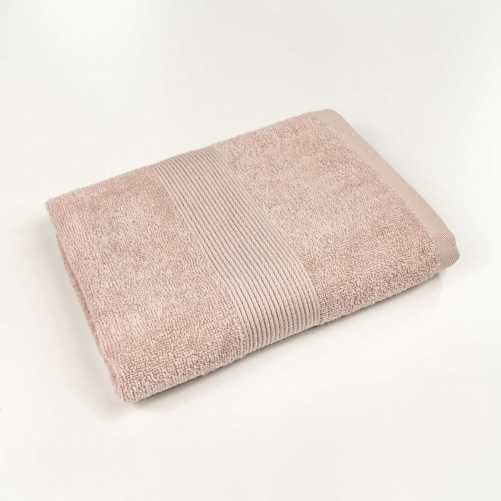 Полотенце для рук и лица махровое с Бордюром GM Textile 40х70см 400г/м2 (Капучино)