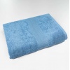 Махровое полотенце среднего размера с Бордюром GM Textile 50х90см 400г/м2 (Синий)
