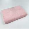 Махровое полотенце среднего размера с Бордюром GM Textile 50х90см 400г/м2 (Розовый)