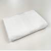 Махровий рушник середнього розміру з Бордюром GM Textile 50х90см 400г/м2 (Білий)