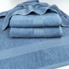 Махровое полотенце среднего размера с Бордюром GM Textile 50х90см 400г/м2 (Синий)