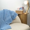 Махровое полотенце среднего размера с Бордюром GM Textile 50х90см 400г/м2 (Синий)
