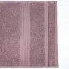 Махровое полотенце среднего размера с Бордюром GM Textile 50х90см 400г/м2 (Шоколад)