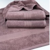 Махровое полотенце среднего размера с Бордюром GM Textile 50х90см 400г/м2 (Шоколад)