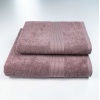 Комплект махрових рушників з Бордюром 2шт GM Textile 50х90см, 70х140см 400г/м2 (Шоколад) Комплект махрових рушників з Бордюром 2шт GM Textile 50х90см, 70х140см 400г/м2 (Шоколад)