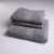 Набір махрових рушників з Бордюром 3шт GM Textile 50х90см, 50х90см, 70х140см 400г/м2 (Сірий)