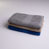 Набір махрових рушників з Бордюром 3шт GM Textile 40х70см, 50х90см, 70х140см 400г/м2 (Сірий)
