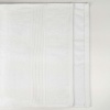 Махровий рушник середнього розміру з Бордюром GM Textile 50х90см 400г/м2 (Білий)