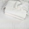 Махровий рушник середнього розміру з Бордюром GM Textile 50х90см 400г/м2 (Білий)