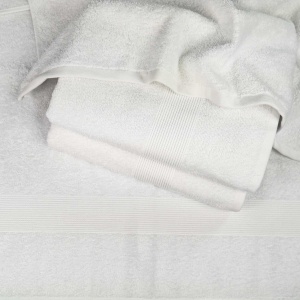 Набір махрових рушників з Бордюром 3шт GM Textile 50х90см, 50х90см, 70х140см 400г/м2 (Білий)
