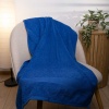 Комплект махрових рушників з Бордюром 2шт GM Textile 50х90см, 70х140см 400г/м2 (Синій)