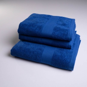 Набір махрових рушників з Бордюром 3шт GM Textile 50х90см, 50х90см, 70х140см 400г/м2 (Синій)