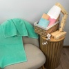 Набір махрових рушників 3шт GM Textile 40х70см, 50х90см, 70х140см 400г/м2 (Бірюза)