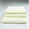 Набір махрових рушників 3шт GM Textile 50х90см, 50х90см, 70х140см 400г / м2 (Молочний)