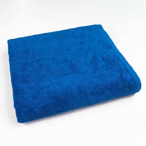 Банний махровий рушник GM Textile 70х140см 400г/м2 (Синій)