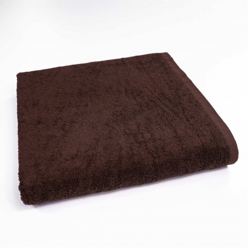 Рушник махровий для душу GM Textile 70х140см 400г/м2 (Коричневий)