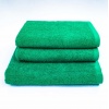 Набор махровых полотенец 3шт GM Textile 50х90см, 50х90см, 70х140см 400г/м2 (Зеленый)