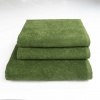 Набір махрових рушників 3шт GM Textile 50х90см, 50х90см, 70х140см 400г/м2 (Хакі)