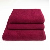 Набір махрових рушників 3шт GM Textile 50х90см, 50х90см, 70х140см 400г / м2 (Бордовий)