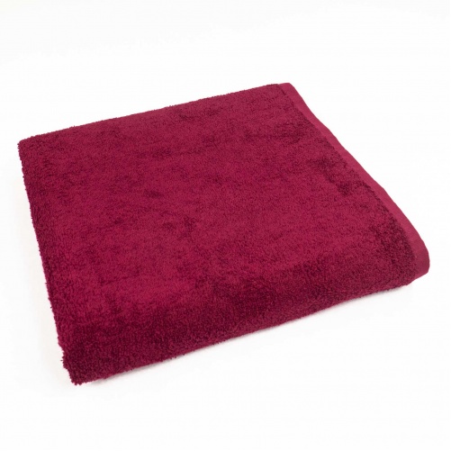 Махровий рушник для тіла GM Textile 70х140см 400г/м2 (Бордовий)